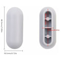 Miniatyrbild 2 av 5: 4 stycken universella toalettsitsbumpers, universell toalettsitssats som absorberar stötar, reservdelar i plast