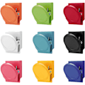 Miniatyrbillede 1 af 5: Køleskabsmagnetiske clips 9 stk., stærke whiteboardmagneter farvede magnetclips ridsefast til hjemmekontor skole