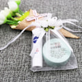 Miniatyrbild 4 av 5: 50 st 10x12cm genomskinliga organza-påsar vita rosor dragsko påse godispåsar smyckespåsar bröllopsfest gynna presentpåsar för jul babyshower