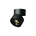 Miniatyrbillede 1 af 5: 10W LED Overflademonteret Spotlys, 360° Roterbar Loftlampe, Køkken, Stue, Butiksbelysning, Varm Hvid (Sort 3000k)