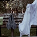 Pikkukuva 3 / 4: Reaping Solace The Creeper, Reaper Istuva Pöytäkoriste Hartsi, Goottilainen Veistos Deko Hylly Istuva Veistos