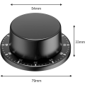 Miniatyrbild 3 av 5: Mekanisk kökstimer, adsorberbar magnetisk timer, vattentät rostfritt stål återanvändbar timer, 60 minuters nedräkning, lämplig för matlagning, kokta ägg