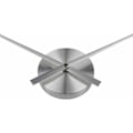 Miniatyrbild 3 av 5: Silverfärg - stor väggklocka - 3D-visare - Quartzurverk - Kreativ fritid - inredning