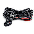 Miniatyrbilde 1 av 5: Kabelsett for LED-lysrampe, 480 W, 2 ledninger, 14 AWG, universelt LED-kabelsett med 12 V 40 A relé og to kontrollbrytere for å bytte mellom dif