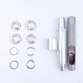 Miniatyrbillede 4 af 4: 100 stk. Grimmet Kit Øjer Værktøj, 10mm Spild til Baches, Woe Kit, Grimmet Kit med 3 Stk. Værktøj, Ur til Tlas, Sko, Sko,