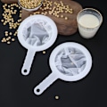 Pikkukuva 2 / 5: 3 kappaletta 100+200+400 Mesh Ultra Fine Nylon Mesh Siivilä Keittiö Siivilä Muovi Siivilä Soijamaito Kahvi Maito Jogurtti Mehu Kefir Coladores de Co