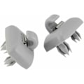 Miniatyrbillede 4 af 5: 2 stk. clips til bilvisir, solskærmskrog til bil, til Audi A1, A3, A4, A5, Q3, Q5 (8e0, 857, 562) A7, B6, B7, B8, S4, S5, Grå