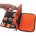 Miniatyrbilde 3 av 5: Elektronisk tilbehørs oppbevaringspose (grå), kablet oppbevaringspose vanntett/reise slitesterk/USB kablet stasjon/hodetelefoner/powerbank