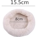 Miniatyrbilde 2 av 5: 2 stk Myk Kjæledyrseng Bomull Bur Sove Nest Kjæledyrseng Hamster Soveseng Bur Matte for Baby Marsvin Små Dyr (Størrelse S) (S)