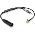Miniatyrbilde 1 av 5: Selvantenner adapter på DIN-kontakt, antenne DAB splitter SMB DIN adapter, antenne splitter DIN hann bilradio DAB antenne, for radio ante