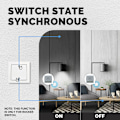 Pikkukuva 4 / 5: Älykäs kytkentämoduuli TUYA ZIGBEE, kannettava kodin automatisointi, katkaisija itsellesi, synkronointiohjaus, ääniohjauskytkin, c