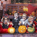 Pikkukuva 5 / 5: Halloween-hiuspidikkeet 4 kappaleen hiuskoristeet, hiuspidikkeet, hiuskoristepidikkeet haamudekoraatio, juhlakoriste, hiuspanta, hiuskoristeet tytölle