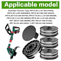 Miniatyrbild 5 av 5: 4 stycken Klipplina spole för Parkside PRTA 20-Li A1/B1/B2/C3, PRT 300 A1, PRT 550 A1/A3, diameter: 1,6 mm, längd: 8,3 m, spole TLP-01 (4 spolar +
