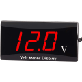 Miniatyrbilde 1 av 4: Motorsykkel Voltmeter DC 12V Digital Voltmeter Måler LED Display Spenningsmåler for Motorsykkel Bil Batterispenningsmonitor