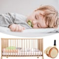 Miniatyrbillede 4 af 4: Ruller til børnemøbler, 4 rum drejelige hjul Baby seng roterende vugge ruller, Til vugger, klapvogne, stole
