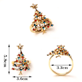 Miniatyrbild 2 av 4: 4 st servettringar jul servettring julgran servettringar ringform jul julgran hjort servett spänne dekor