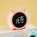 Miniatyrbild 2 av 5: Barnalarmklocka, Dinosaur Digital Alarmklocka, Laddningsbar USB-Klocka för Småbarn