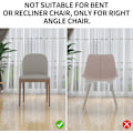 Miniatyrbillede 3 af 4: Sort - Justerbar seng og møbelforhøjer med skrueklemmer, Heavy Duty 4\" sofa- og stolforhøjer, passer til 0,8\"-1,6\" stolben.