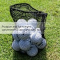 Miniatyrbillede 3 af 5: Golfboldpose, golfopbevaringsstativer, nylonopbevaringsstativ, nylonopbevaringspose, let og holdbar pose til opbevaring og transport af golfboldbolde