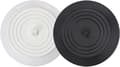 2-pack badpropp (vit och svart), universell 15 cm badpropp, diskbänkspropp, silikon diskbänkspropp, förhindrar läckage
