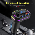 Pikkukuva 5 / 5: P6 Auton FM-lähetin - Auton MP3 Bluetooth Hands-free -soitin QC3.0 Pikalataus TYPE-C