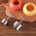 Miniatyrbilde 5 av 5: Stor rustfritt stål braisert pære stekt snøpære mugg hjerte socket graving eple ris kjerne gadget frukt pitter