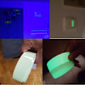 Miniatyrbilde 3 av 5: 1cm5m Selvlysende Tape, Klistremerketape, fosforescerende bånd, Nattklistremerke fluorescerende, flyttbar, vanntett, fotoluminescerende-lys