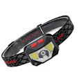 Miniatyrbillede 1 af 4: Hovehovedlampe, Kraftfuld USB Genopladelig LED Hovehovedlygte, Super Lys 500 LM, 8 Lystilstande, Bevægelsessensor, Vandafvisende og Letvægts til Fiskeri, Camping