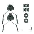 Miniatyrbilde 2 av 3: Hjelm Skinne Hurtigadapter Henger Brakett Militær Headset Utendørs Skyting (Grønn)