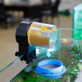 Miniatyrbilde 2 av 4: Gul automatisk fiskefôrer akvarietank 12H 24H timer matfôrer, automatisk tank timing fôrer
