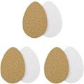 Miniatyrbilde 1 av 5: 3 par med sklisikre, selvklebende innleggssåler (aprikos), sklisikre, støydempende sålestickerbeskyttelse, reduserer høyhælsslip og reduserer friksjon
