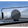 Miniatyrbild 4 av 5: För Tesla biltelefonhållare magnetisk aluminium skärmupphängning svart