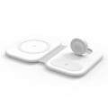 Pikkukuva 1 / 3: F20S 3-in-1 taittuva langaton laturi Apple-matkapuhelimille magsafe-kuulokkeet Watch langaton laturi (valkoinen)