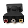 Pikkukuva 2 / 5: HDMI - 3rca -sovitin, valkoinen punainen keltainen sovitin HDMI - AV-videokaapeliin, punavalkoinen äänimuunnin, kannettava keltainen