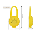 Miniatyrbillede 2 af 3: 5 Stykker Let Lys Blinkende LED, LED Silikone LED COLLIER Lys Halsbånd Til Dyr, Vedhæng til Kat Kat Halskæder