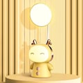Miniatyrbillede 1 af 5: Dukke tegneserie led skrivebordslampe sjov og sød studie foldbar øjenbeskyttelse studerende børn læsning natlys seng gradient farve (gul)