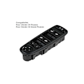 Miniatyrbilde 3 av 5: Glasskontroll C4 Picasso Front og bak venstre sidespeil 6554.YH CITROEN C4 Grand Picasso Vitrptor-knapp