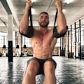 Miniatyrbillede 4 af 5: Hængende armstropper til mavetræningsapparater med D-ringe - Rivningsresistente fitnessstropper - Par af mavestropper til chin up-stang