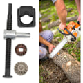 Pikkukuva 5 / 5: Jeffergarden 2 kpl Ketjunohjaimen Kiristimen Säätösarja Rauta ja Alumiini Moottorisahan Kiristimen Korjaussarja CS370 CS400 CS4200ES -malleille