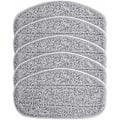 Miniatyrbild 1 av 5: Ersättningspads för Leifheit CleanTenso ångmopp – moppöverdrag för djuprengöring, 5x ersättningsmikrofiberpads –