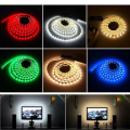Miniatyrbillede 3 af 4: 5v lavspænding USB lysbjælke 5 meter lang fleksibel RGB farve lysbjælke (blåt lys + USB-kabel)