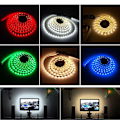 Miniatyrbillede 3 af 4: 5v lavspænding USB lysbjælke 5 meter lang fleksibel RGB farve lysbjælke (hvidt lys + USB-kabel)