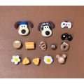 Pikkukuva 4 / 5: 14 kappaletta 3D-tukikengät Sandaalit Koristeet (Cartoon Puppy), Kenkäkoristeet, Söpöt kenkäkoristeet Tukikengät Sandaalit Rannekoru DIY