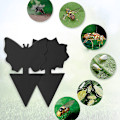 Miniatyrbild 1 av 5: 3 st Insektsfällor, Inomhus Myggfångare, Dubbelsidig Vattentät Gul Klibbig Fälla, Växtskydd Blomma Frukt