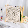 Miniatyrbild 5 av 5: Tidningsställ, bärbar bohemisk tidningskorg, lätt att installera bohemisk tidningsställ för böcker, tidningar, barnrum och heminredning 35*10*30cm