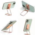 Miniatyrbillede 5 af 5: Rose Gold - 1 stk. telefonring, 360° rotation, justerbar, zinklegering, universel telefonholder til alle telefoner og tablets -