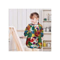 Miniatyrbilde 3 av 5: 1 stk. vanntett kunstnerbluse for barn, for jenter og gutter, lange ermer, med lomme for maling, bakverk