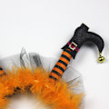 Miniatyrbillede 4 af 4: Halloween Hovedbøjle Hekseben Hovedbøjle Halloween Fest Cosplay Dekoration (Orange)