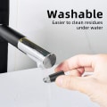 Miniatyrbilde 3 av 5: Nesetrimmer (svart) egnet for både menn og kvinner, 2-i-1 profesjonell smertefri USB-oppladbar nesetrimmer og øretrimmer, vanntett, tørr