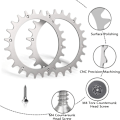 Miniatyrbilde 3 av 5: Pigger i rustfritt stål, 2 stk. pigger for Bosch Indego Xs 300 M700 S 500 M+700 S+500 med 12 M4 flat hodeskrue for forbedret trekkraft for robotgressklipper